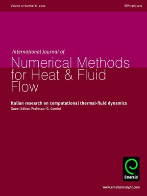 cover image of International Journal of Numerical Methods for Heat & Fluid Flow, Volume 12, Issue 6